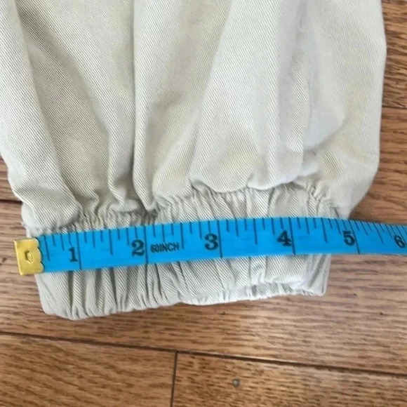 [S]BDG Cream Waist  Band Cuffed Cargo Pants - Picture 8 of 11